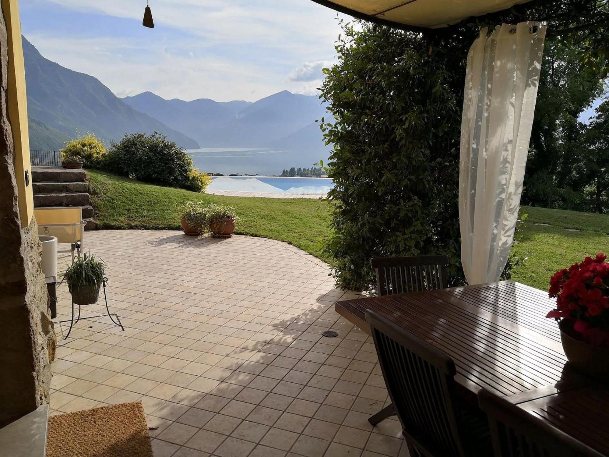 Villa In Pisogne With Pool Garden And Lake View Kültér fotó