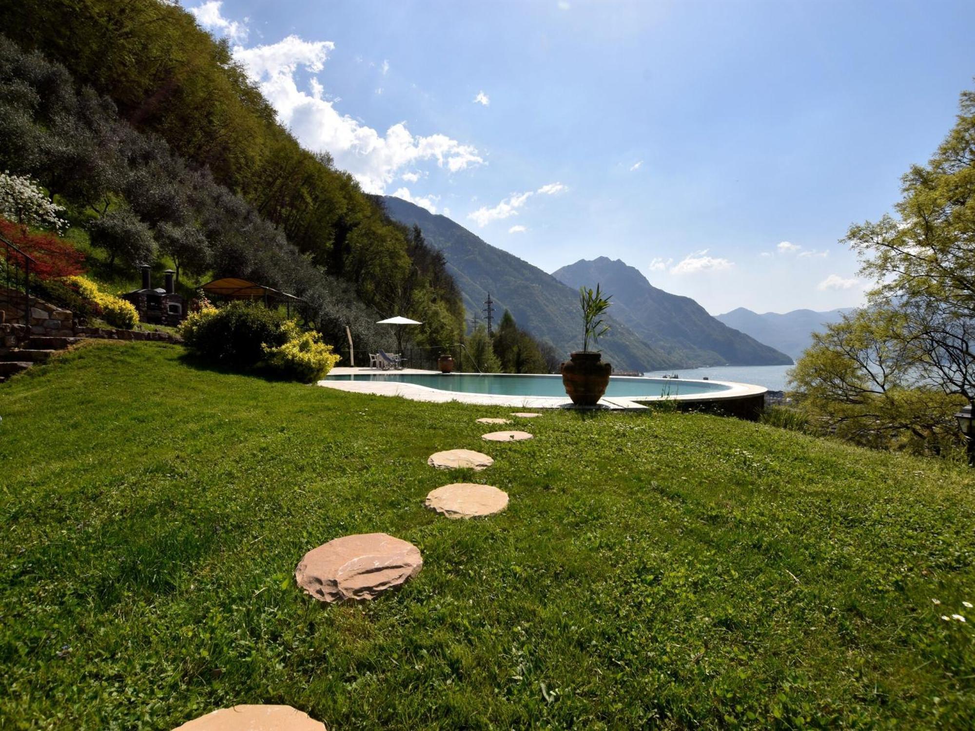 Villa In Pisogne With Pool Garden And Lake View Kültér fotó